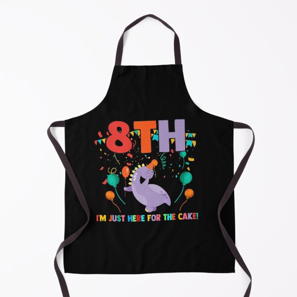 Item preview, 8TH I M JUST HERE FOR THE CAKE EIGHT YEARS BIRTHDAY KIDS designed and sold by sobriowslen.