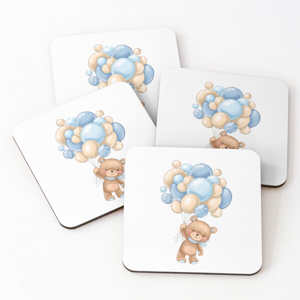Item preview, Cute Baby Bear With Balloons, Adorable Bear With Balloons, Cute Baby Bears, Adorable Baby Bears designed and sold by CreativeCranium.