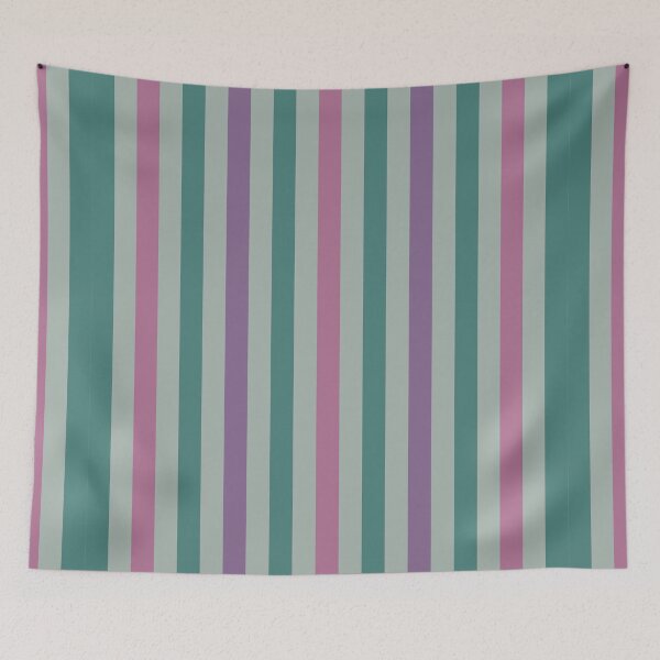 Item preview, Classic Stripes Pattern_Morandi Color 1_c3f Green Purple Pink designed and sold by mimihuang creations.