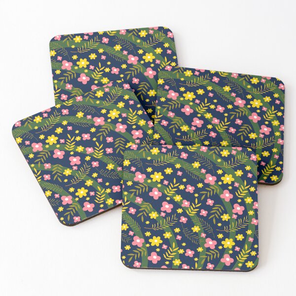 Item preview, Pink Yellow Spring Floral Pattern 005 designed and sold by novihasan.