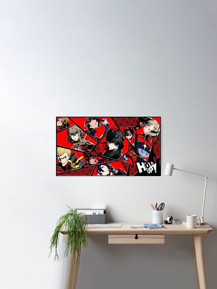 Persona 5 Royal Hold Up! Shattered Glass Group Collage Poster for Sale  by AndieDoesStuff