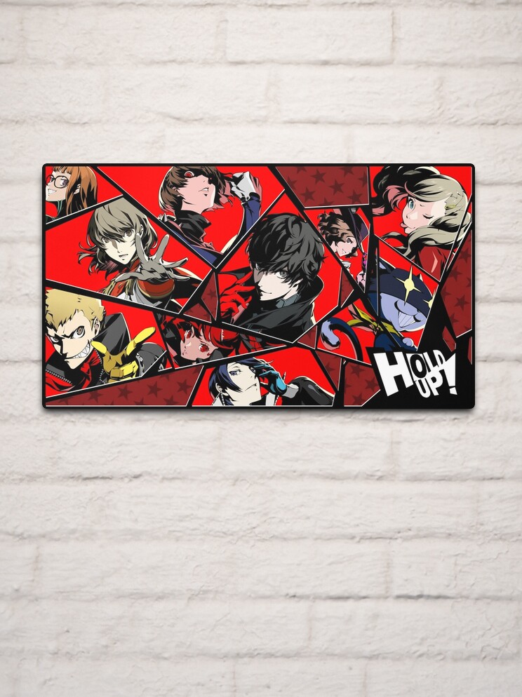 Persona 5 Royal Hold Up! Shattered Glass Group Collage Poster for Sale  by AndieDoesStuff