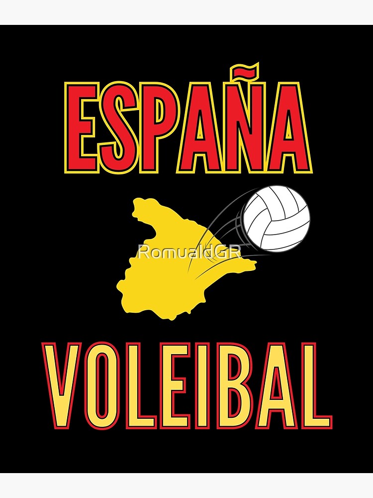 "Volleyball player Spain" Poster for Sale by RomualdGR Redbubble