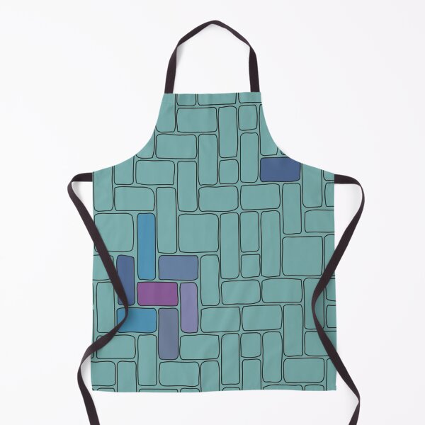 Item preview, Abstract Brick Throw Pillow pattern 3 designed and sold by blueocan.