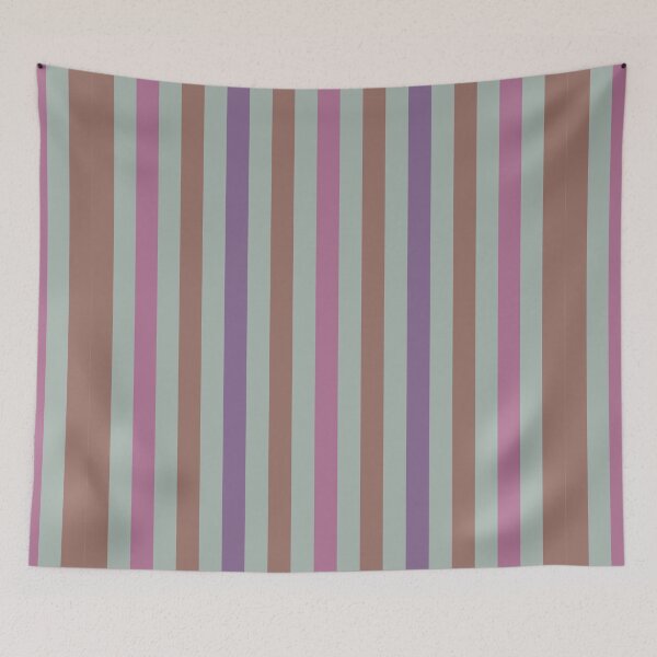 Item preview, Classic Stripes Pattern_Morandi Color 1_c3g Brown Purple Pink designed and sold by mimihuang creations.