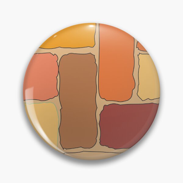 Item preview, Abstract Brick Throw Pillow pattern 4 designed and sold by blueocan.