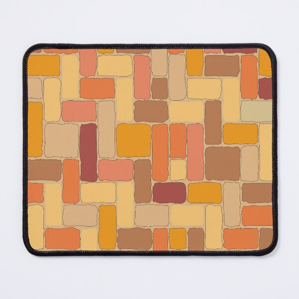 Item preview, Abstract Brick Throw Pillow pattern 4 designed and sold by blueocan.