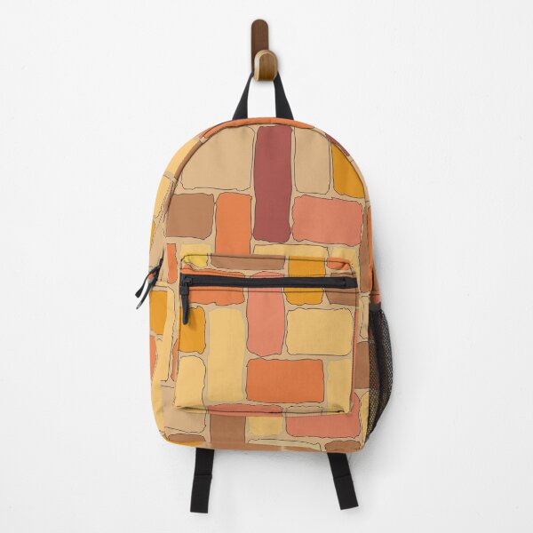 Item preview, Abstract Brick Throw Pillow pattern 4 designed and sold by blueocan.