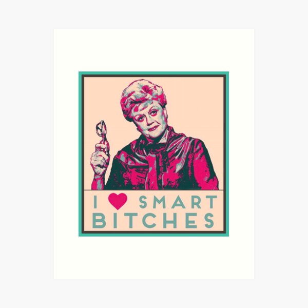 I heart smart b****es like JB Fletcher Art Print