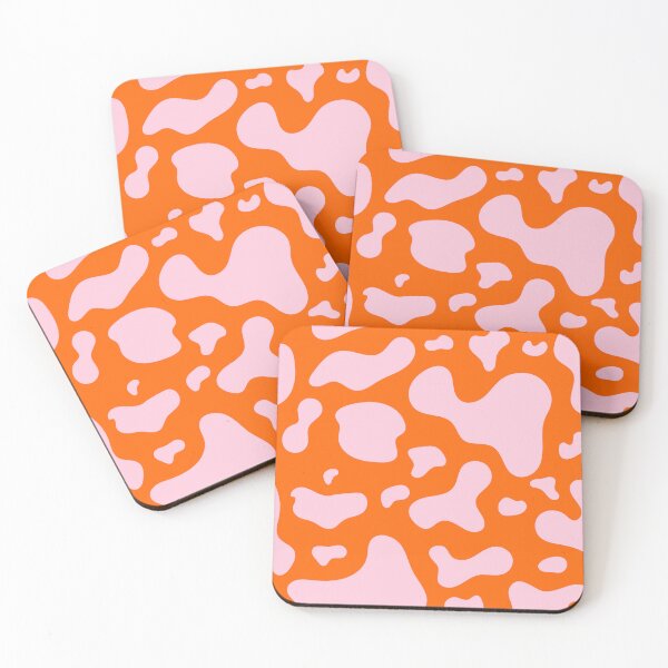 Item preview, Blood Orange Fizz Cowprint designed and sold by sunbeamstudios.