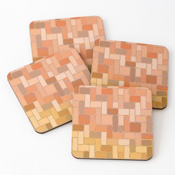 Item preview,  Abstract Brick Throw Pillow pattern 5 designed and sold by blueocan.