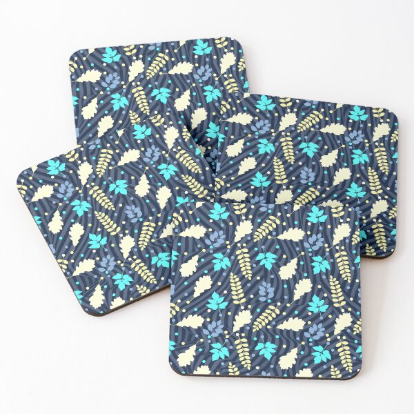 Item preview, Blue Leaf Pattern 008 designed and sold by novihasan.