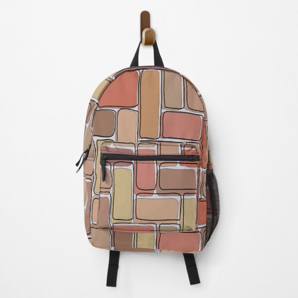 Item preview, Abstract Brick Throw Pillow pattern 6 designed and sold by blueocan.