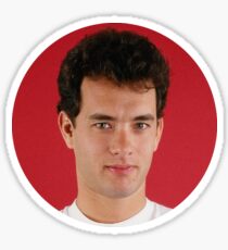 Young Tom Hanks Sticker