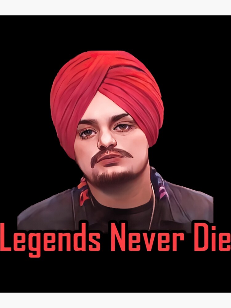 Legends never die sidhu moose wala  Art Print for Sale by Desi Merch