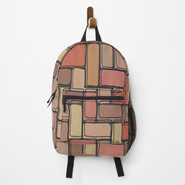 Item preview, Abstract Brick Throw Pillow pattern 7 designed and sold by blueocan.