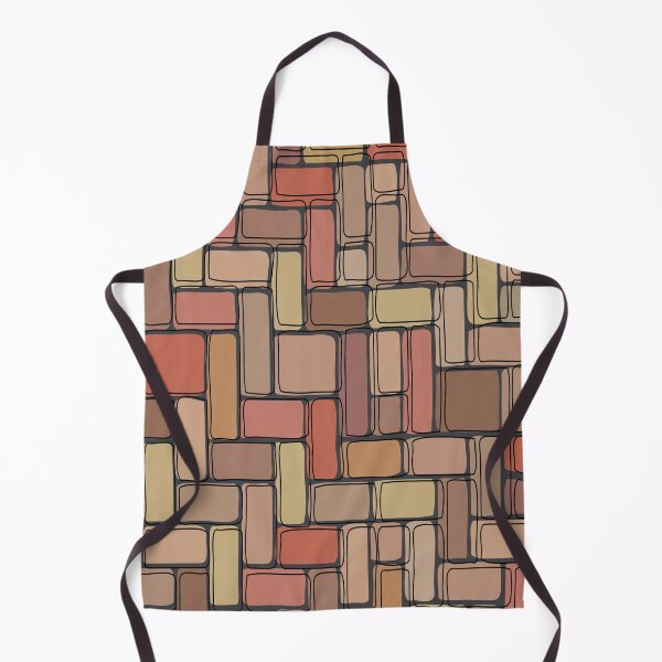 Item preview, Abstract Brick Throw Pillow pattern 7 designed and sold by blueocan.