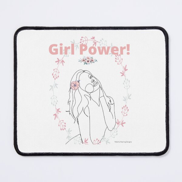 Item preview, Pink Girl Power with flower designed and sold by PalomaHealing24.
