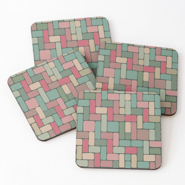 Item preview, Abstract Brick Throw Pillow pattern9 designed and sold by blueocan.