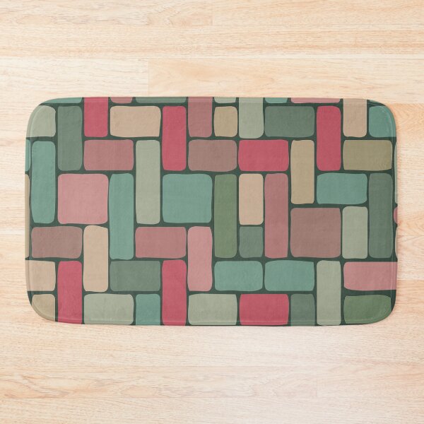 Item preview, Abstract Brick Throw Pillow pattern9 designed and sold by blueocan.