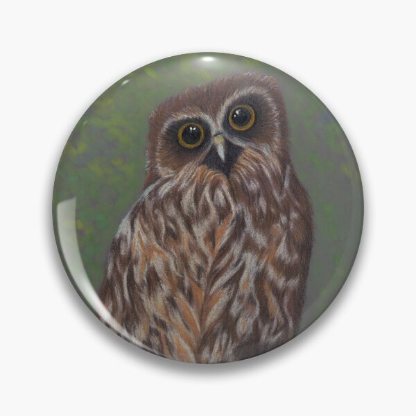 Item preview, New Zealand Morepork or Ruru designed and sold by Moya Deacon Radley.