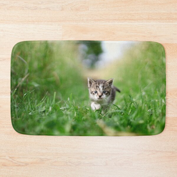 Item preview, Cute kitty in meadow designed and sold by AlexSin.