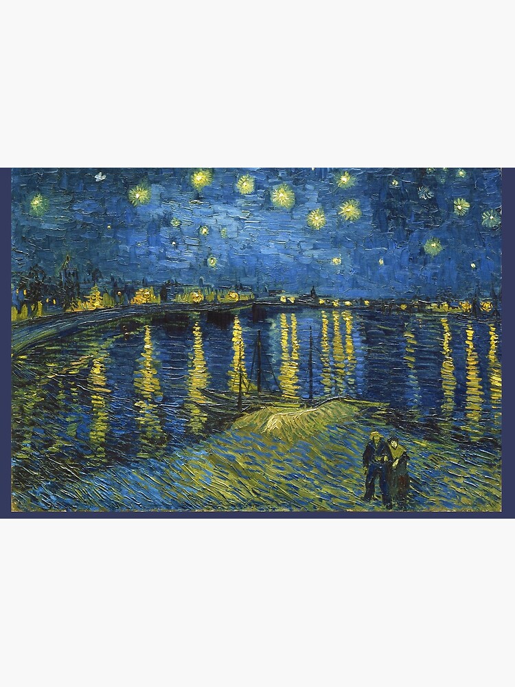 Starry Night on the Rhone by Vincent van Gogh (Sept. 1888) by allhistory