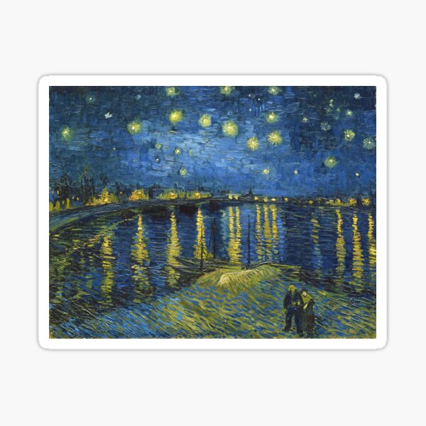 Item preview, Starry Night on the Rhone by Vincent van Gogh (Sept. 1888) designed and sold by allhistory.