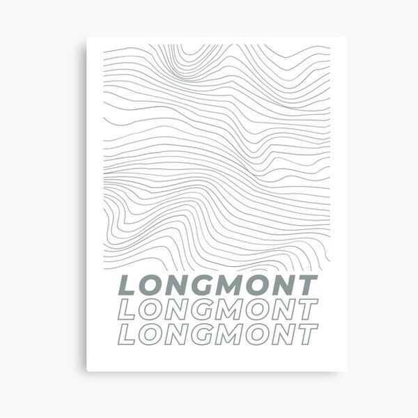 Longmont Colorado design Canvas Print