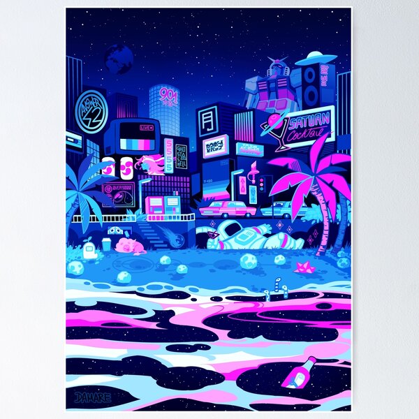 Cosmic Beach Poster