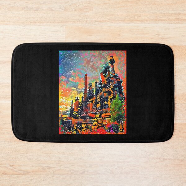 Item preview, Bethlehem Steel Plant Pop Art Painting Classic T-Shirt designed and sold by donnielnah.