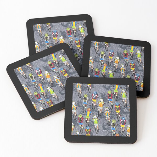 Item preview, Cyclists On Asphalt Sticker designed and sold by laureljusjv.