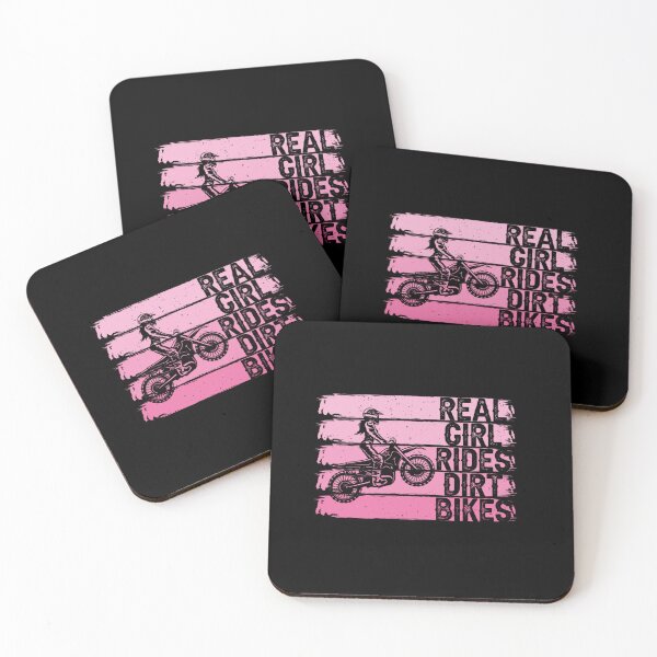 Item preview, REAL GIRL RIDES DIRT BIKES FUNNY MOTOCROSS BIKER RACER designed and sold by sobriowslen.