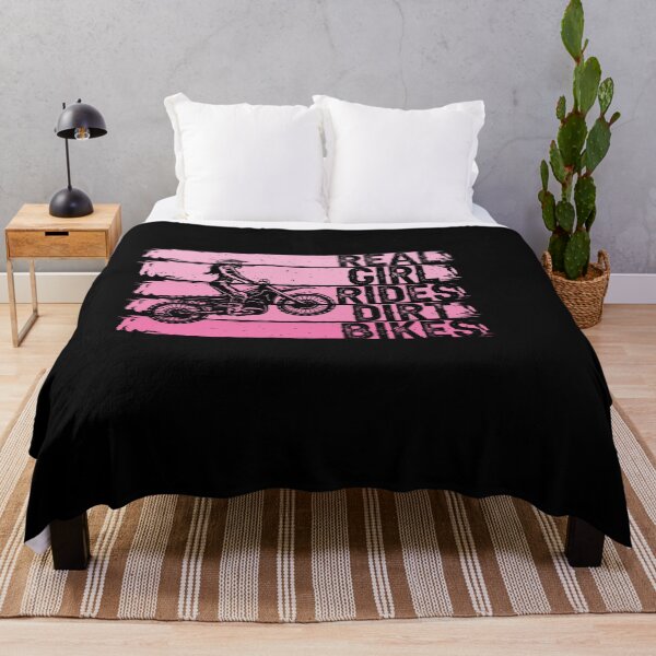 Item preview, REAL GIRL RIDES DIRT BIKES FUNNY MOTOCROSS BIKER RACER designed and sold by sobriowslen.