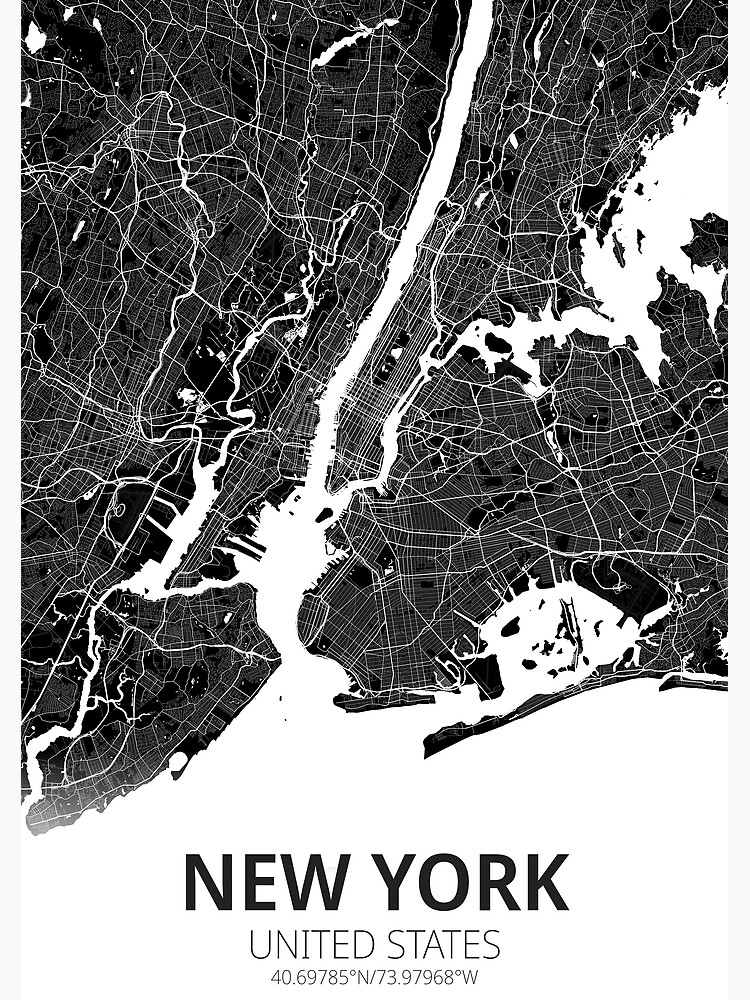 "New York City map" Poster for Sale by gypsyfy Redbubble