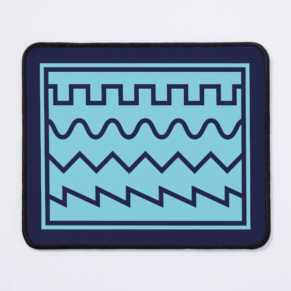 Item preview, Synthesizer Waveforms Blue designed and sold by AtomicMalibu.