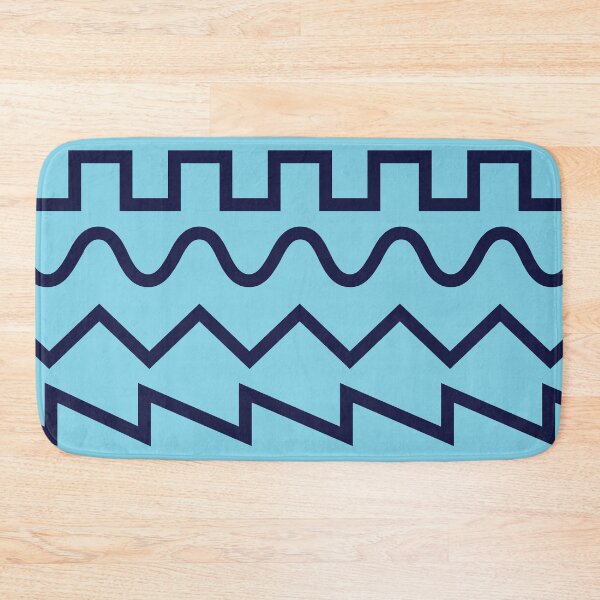 Item preview, Synthesizer Waveforms Blue designed and sold by AtomicMalibu.