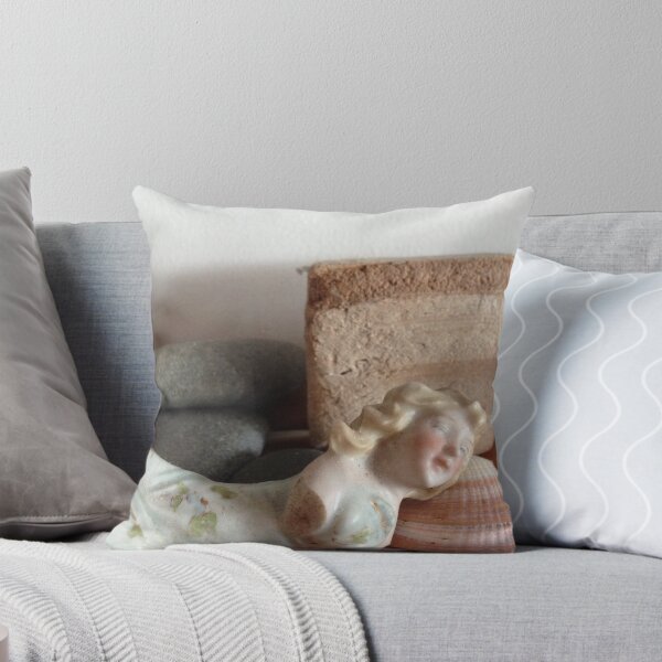 found woman Throw Pillow