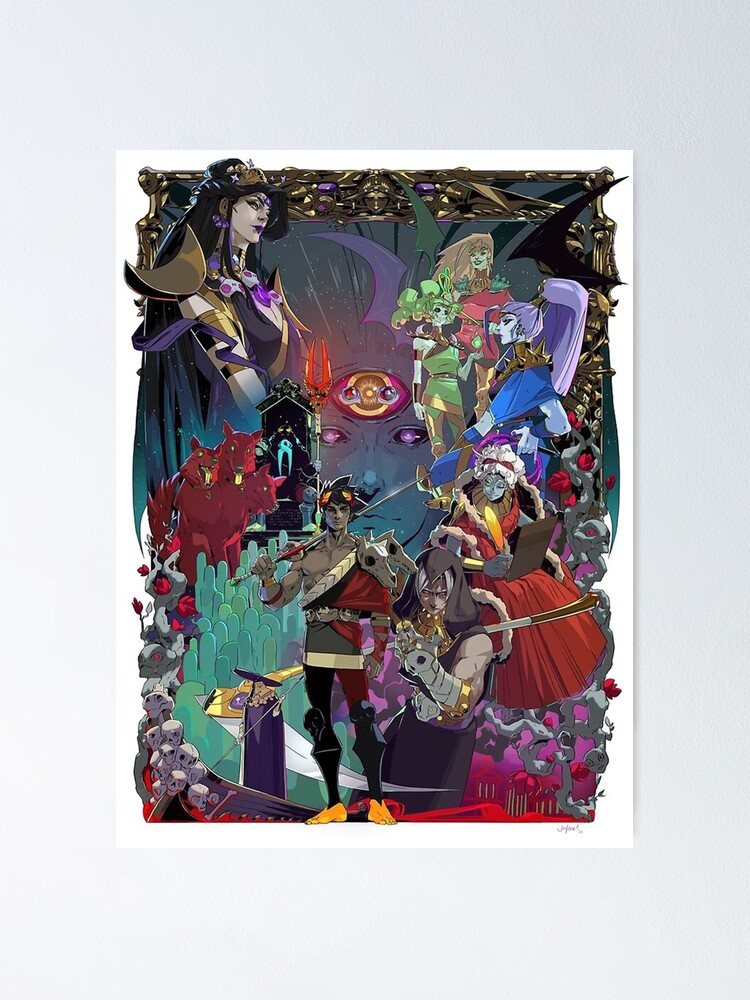 Hades Game Artwork Poster Classic Poster For Sale By Donnagomezi