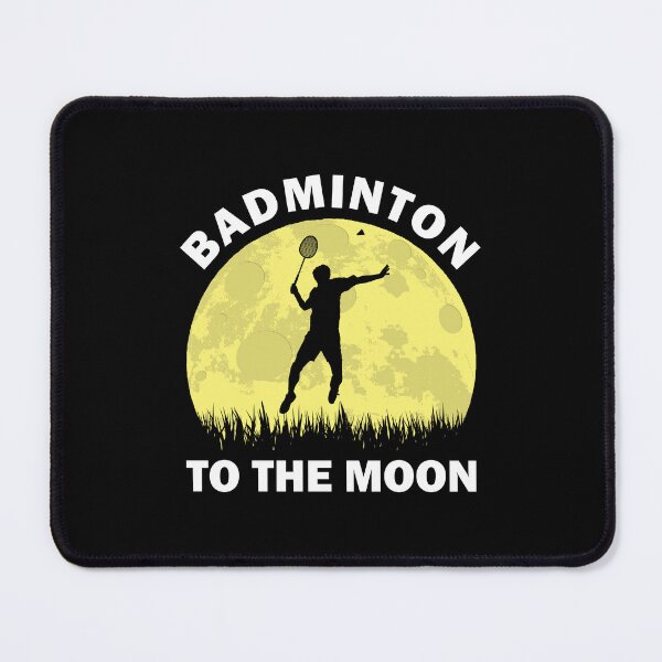 Item preview, Badminton To The Moon Silhouette designed and sold by vineeth.