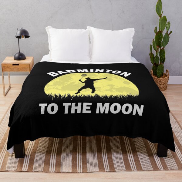 Item preview, Badminton To The Moon Silhouette designed and sold by vineeth.