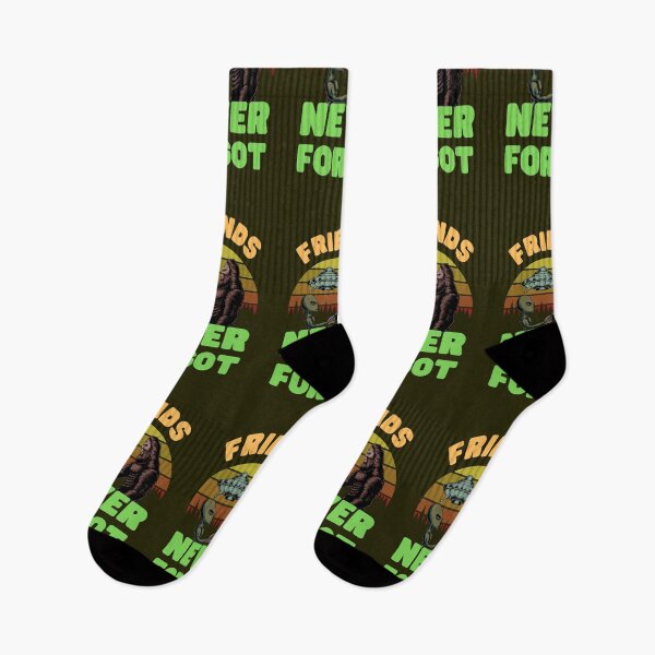 Item preview, Friends Never Forgot (Alien and Bigfoot) designed and sold by Keep Smiling.