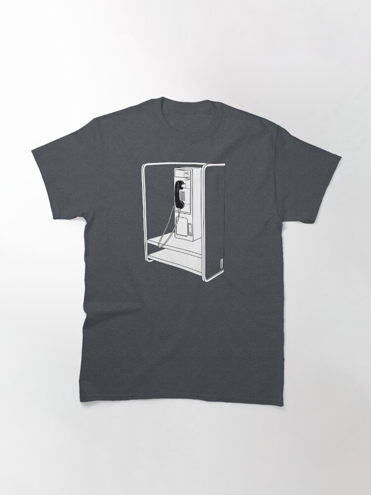 Alternate view of Old School Phone Booth Classic T-Shirt