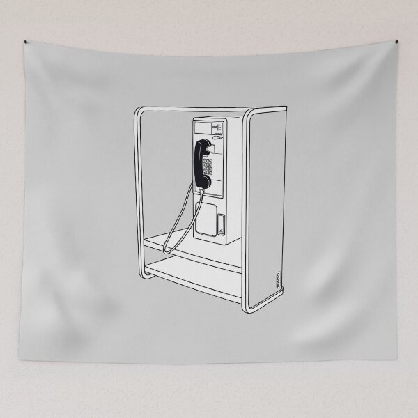 Item preview, Old School Phone Booth designed and sold by thedrumstick.