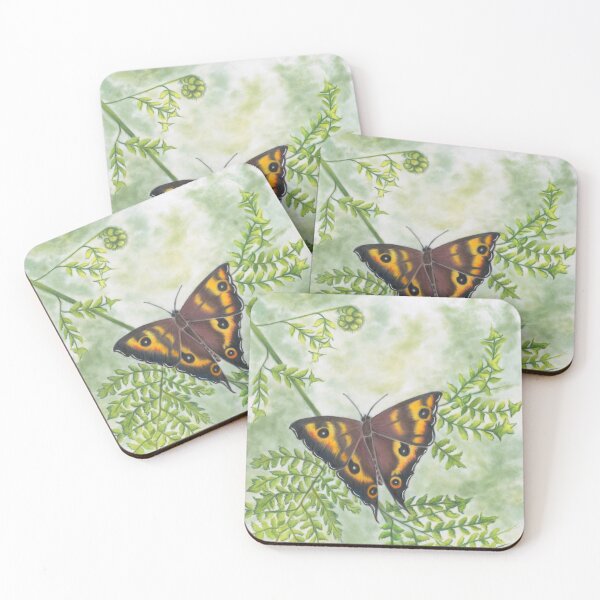 Item preview, New Zealand Forest Ringlet Butterfly designed and sold by Moya Deacon Radley.