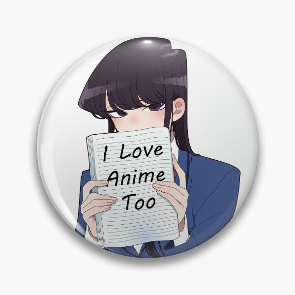 Item preview, Komi-san loves anime designed and sold by ChibiCheems.