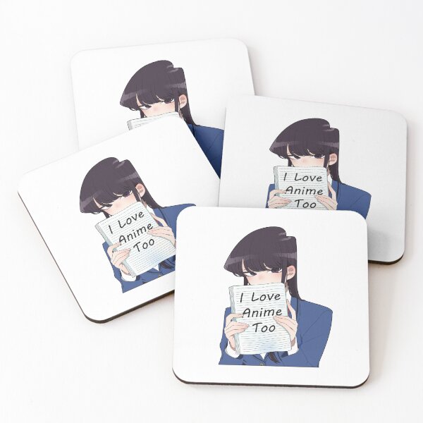 Item preview, Komi-san loves anime designed and sold by ChibiCheems.