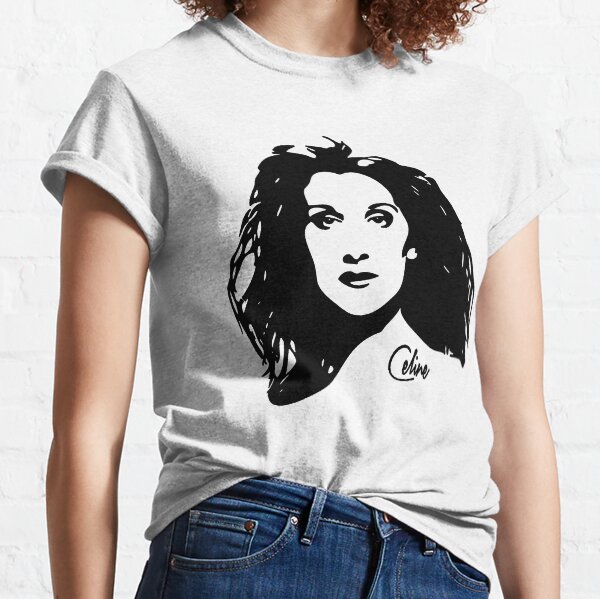 Art en métal Céline Dion T-shirt classique