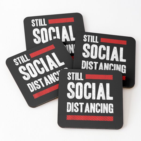 Item preview, Still Social Distancing Introvert Humor designed and sold by AndrewNutter.