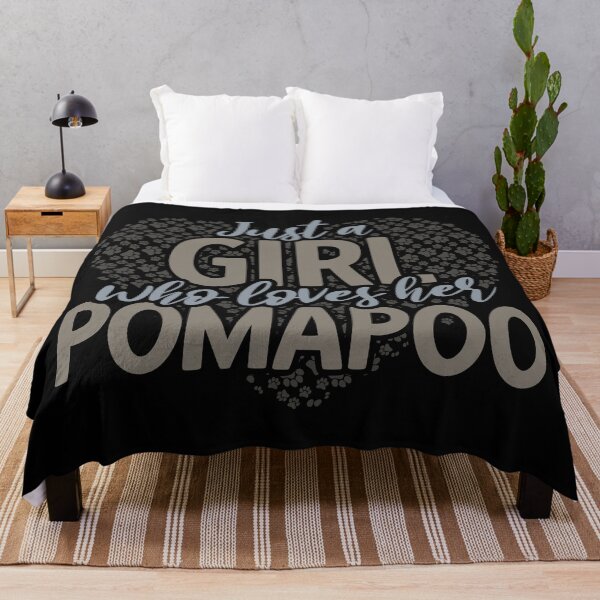 Item preview, Just A Girl Who Loves Her Pomapoo | Animals | Pomapoo Quotes designed and sold by DrawingBoard.